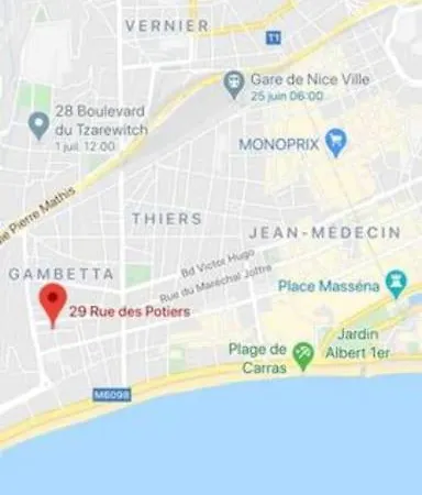 Cozy 3min Centre Apartmán Nice